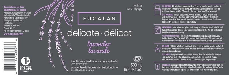 Eucalan Lavender Fine Fabric Wash - 16.9 Ounce Liquid Laundry Concentrate - Image 2